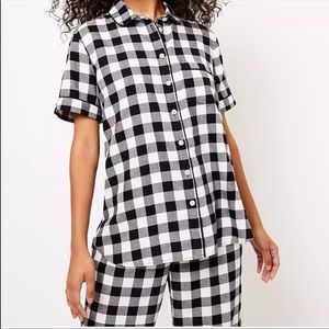 NEW! Loft Buffalo Plaid Pajama Set